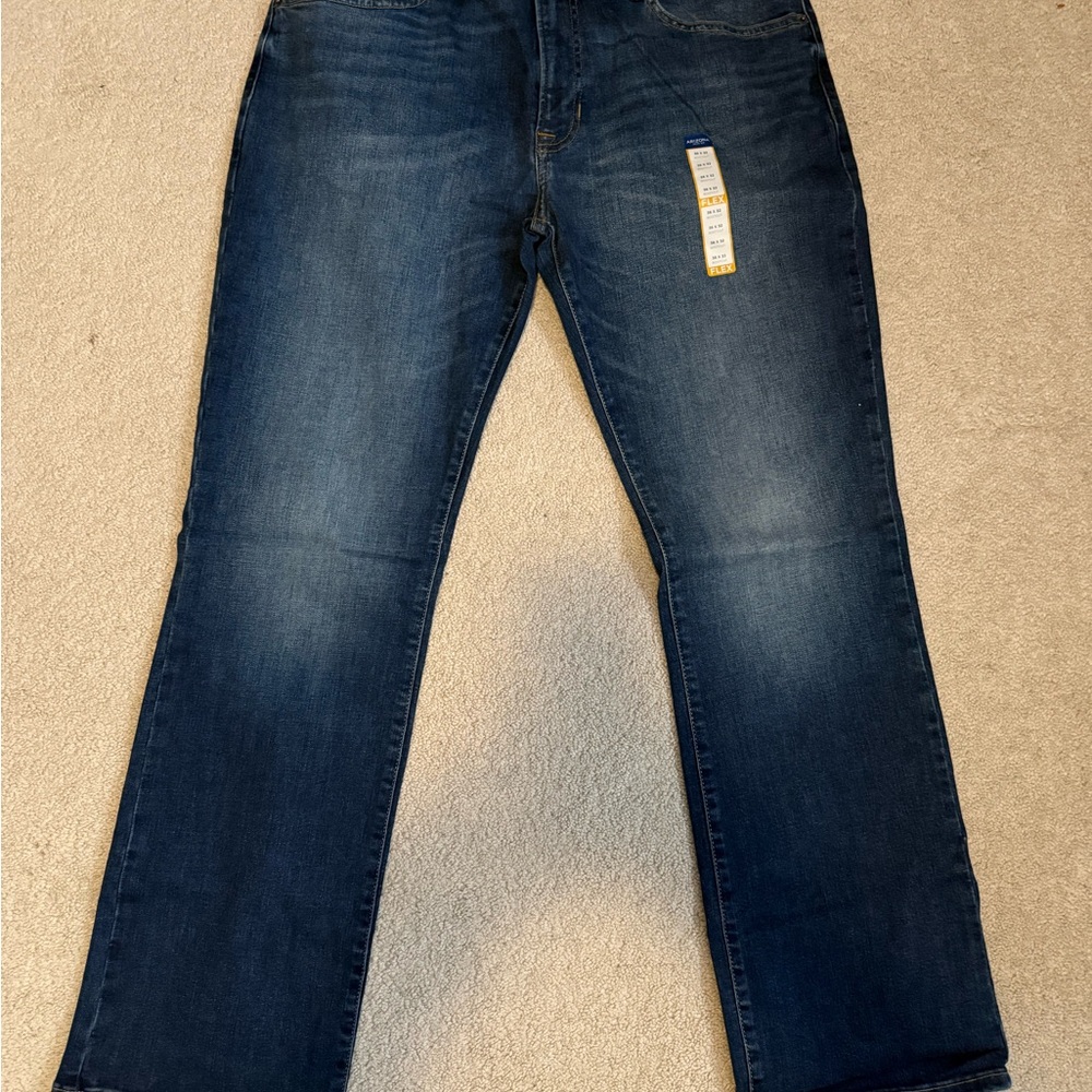 Arizona Jean Company Dark Blue Bootcut Jeans 36 x 32
